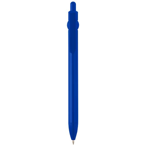 Stylo bille en plastique recyclé personnalisé Fidget Bleu royal